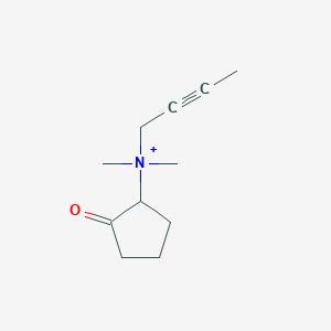 N-(But-2-yn-1-yl)-N,N-dimethyl-2-oxocyclopentan-1-aminium