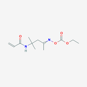 N-(4-{[(Ethoxycarbonyl)oxy]imino}-2-methylpentan-2-YL)prop-2-enamide