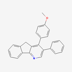 4-(4-Methoxyphenyl)-3-phenyl-5H-indeno[1,2-B]pyridine