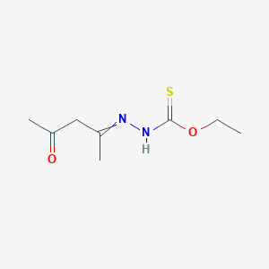 O-Ethyl 2-(4-oxopentan-2-ylidene)hydrazine-1-carbothioate