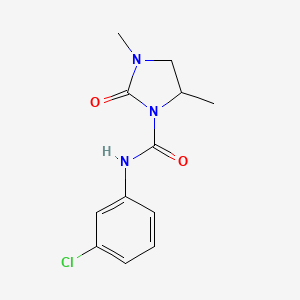 N-(3-Chlorophenyl)-3,5-dimethyl-2-oxoimidazolidine-1-carboxamide