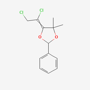 5-(1,2-Dichloroethylidene)-4,4-dimethyl-2-phenyl-1,3-dioxolane