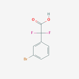molecular formula C8H5BrF2O2 B1437929 2-(3-Bromophenyl)-2,2-difluoroacetic acid CAS No. 885068-76-8