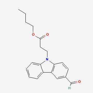 Butyl 3-(3-formyl-9H-carbazol-9-yl)propanoate