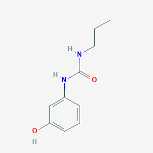 molecular formula C10H14N2O2 B1437948 1-(3-羟基苯基)-3-丙基脲 CAS No. 70171-67-4