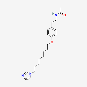 N-[2-(4-{[8-(1H-Imidazol-1-yl)octyl]oxy}phenyl)ethyl]acetamide