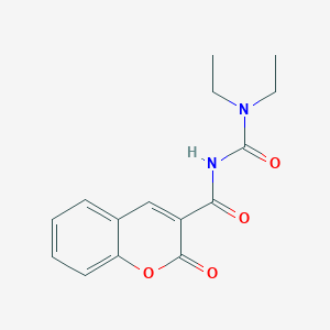 N-(Diethylcarbamoyl)-2-oxo-2H-1-benzopyran-3-carboxamide