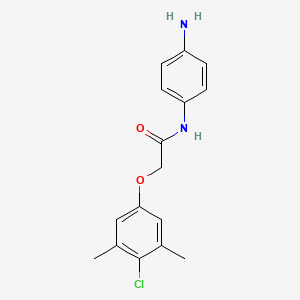 N-(4-Aminophenyl)-2-(4-chloro-3,5-dimethylphenoxy)acetamide