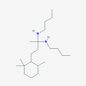 N~2~,N'~2~-Dibutyl-4-(2,2,6-trimethylcyclohexyl)butane-2,2-diamine