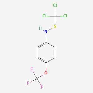 N-[(Trichloromethyl)sulfanyl]-4-(trifluoromethoxy)aniline