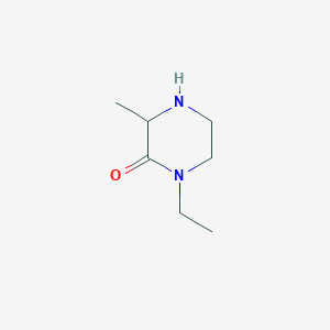 molecular formula C7H14N2O B1437957 1-乙基-3-甲基哌嗪-2-酮 CAS No. 1214185-06-4