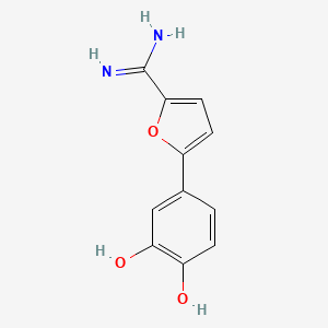 4-[5-(Diaminomethylidene)furan-2(5H)-ylidene]-2-hydroxycyclohexa-2,5-dien-1-one