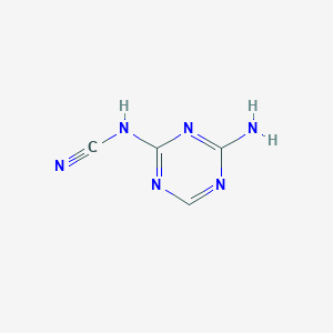 (4-Amino-1,3,5-triazin-2-yl)cyanamide