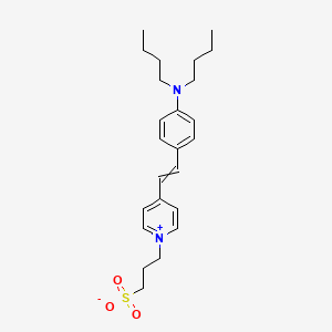 3-(4-((E)-2-[4-(Dibutylamino)phenyl]vinyl)-1-pyridiniumyl)-1-propanesulfonate