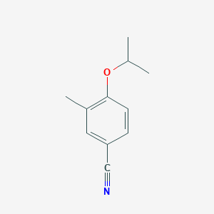 B1437964 3-Methyl-4-isopropoxybenzonitrile CAS No. 610797-50-7