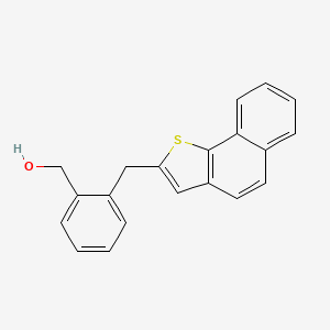 {2-[(Naphtho[1,2-b]thiophen-2-yl)methyl]phenyl}methanol