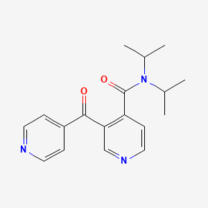 N,N-Di(propan-2-yl)-3-(pyridine-4-carbonyl)pyridine-4-carboxamide