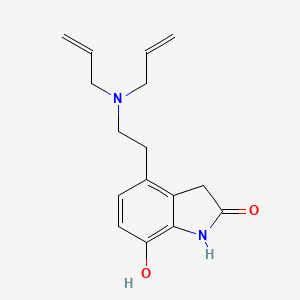 4-{2-[Di(prop-2-en-1-yl)amino]ethyl}-7-hydroxy-1,3-dihydro-2H-indol-2-one