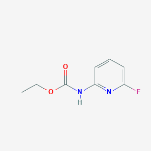 molecular formula C8H9FN2O2 B1437967 (6-氟吡啶-2-基)-氨基甲酸乙酯 CAS No. 1001070-25-2