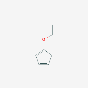 molecular formula C7H10O B14379683 1-Ethoxycyclopenta-1,3-diene CAS No. 90125-27-2