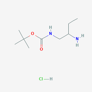 molecular formula C9H21ClN2O2 B1437975 1-N-Boc-Butane-1,2-diamine hydrochloride CAS No. 1179360-83-8