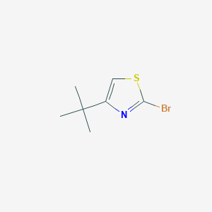 molecular formula C7H10BrNS B1437994 2-溴-4-叔丁基-1,3-噻唑 CAS No. 873075-54-8