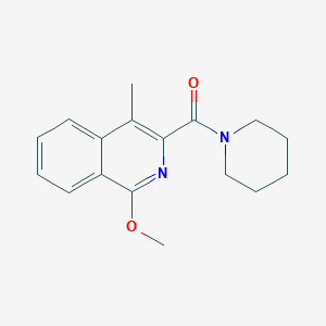 (1-Methoxy-4-methylisoquinolin-3-yl)(piperidin-1-yl)methanone