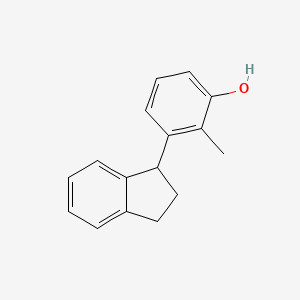 3-(2,3-Dihydro-1H-inden-1-yl)-2-methylphenol