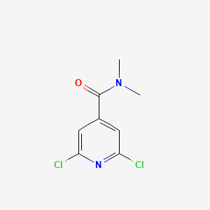 molecular formula C8H8Cl2N2O B1438014 2,6-dichloro-N,N-dimethylpyridine-4-carboxamide CAS No. 20373-58-4