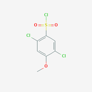 molecular formula C7H5Cl3O3S B1438019 2,5-Dichloro-4-methoxybenzenesulfonyl chloride CAS No. 35509-62-7
