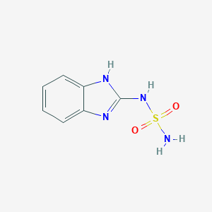 B143802 N-Sulfamoyl-1H-benzimidazol-2-amine CAS No. 136810-64-5