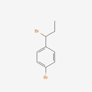 molecular formula C9H10Br2 B1438026 1-Bromo-4-(1-bromopropyl)benzene CAS No. 1094335-60-0