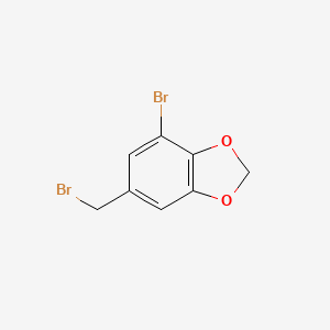 4-bromo-6-(bromomethyl)-2H-1,3-benzodioxole