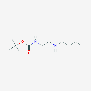 molecular formula C11H24N2O2 B1438037 tert-butyl N-[2-(butylamino)ethyl]carbamate CAS No. 1003707-56-9