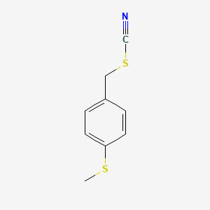molecular formula C9H9NS2 B1438039 对-(甲硫基)苄基硫氰酸酯 CAS No. 19927-29-8