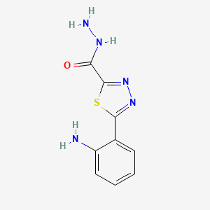 5-(2-Aminophenyl)-1,3,4-thiadiazole-2-carbohydrazide