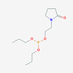 2-(2-Oxopyrrolidin-1-yl)ethyl dipropyl phosphite