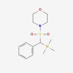 4-[Phenyl(trimethylsilyl)methanesulfonyl]morpholine