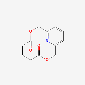 3,9-Dioxa-15-azabicyclo[9.3.1]pentadeca-1(15),11,13-triene-4,8-dione