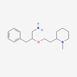 2-[2-(1-Methyl-2-piperidinyl)ethoxy]-3-phenylpropylamine