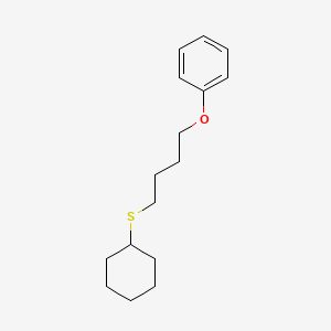 [4-(Cyclohexylsulfanyl)butoxy]benzene