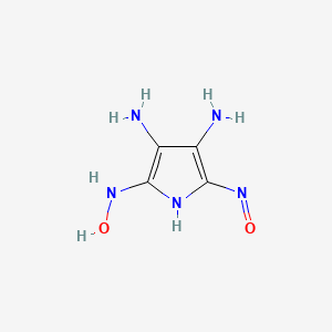 N~2~-Hydroxy-5-nitroso-1H-pyrrole-2,3,4-triamine