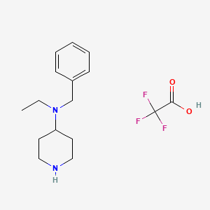 B1438054 Benzyl-ethyl-piperidin-4-yl-aminetrifluoroacetate salt CAS No. 436099-95-5