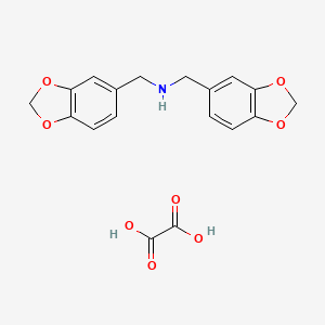 B1438055 Bis-benzo[1,3]dioxol-5-ylmethyl-amineoxalate CAS No. 1185292-98-1