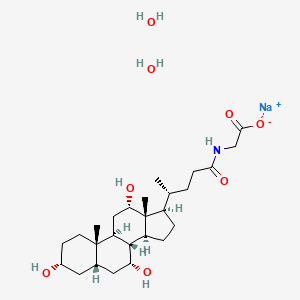 molecular formula C26H46NNaO8 B1438060 甘氨胆酸钠水合物，98% CAS No. 207614-05-9