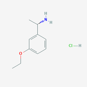 molecular formula C10H16ClNO B1438062 (S)-1-(3-Ethoxyphenyl)ethanamine hydrochloride CAS No. 1213547-94-4