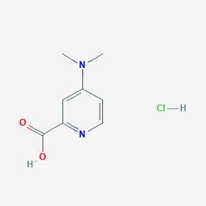 B1438064 4-(Dimethylamino)picolinic acid hydrochloride CAS No. 1176419-71-8