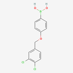 B1438071 4-(3,4-Dichlorophenylmethoxy)phenylboronic acid CAS No. 1256358-44-7