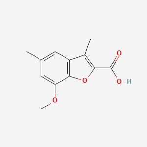 7-Methoxy-3,5-dimethyl-1-benzofuran-2-carboxylic acid