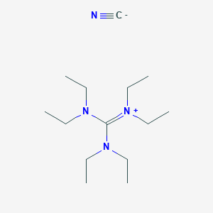 Bis(diethylamino)-N,N-diethylmethaniminium cyanide